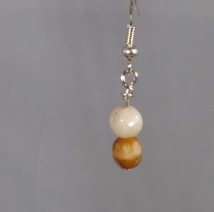 Hand Made Silver Plated Copper Wire Earrings